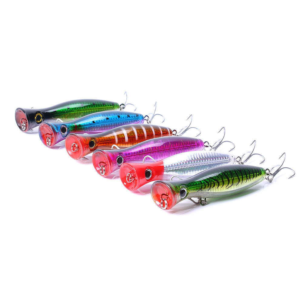 Premium Laser-Effect Fishing Lure with VMC Triple Hooks