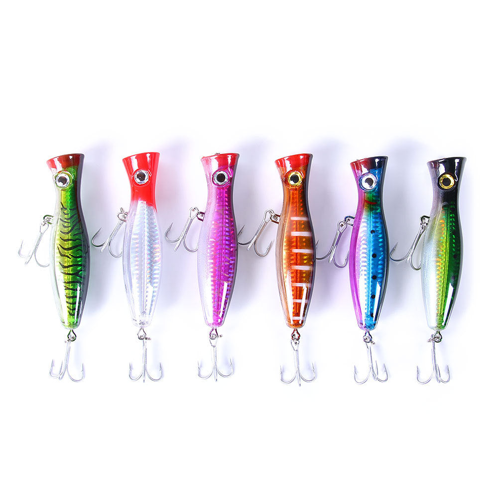 Premium Laser-Effect Fishing Lure with VMC Triple Hooks