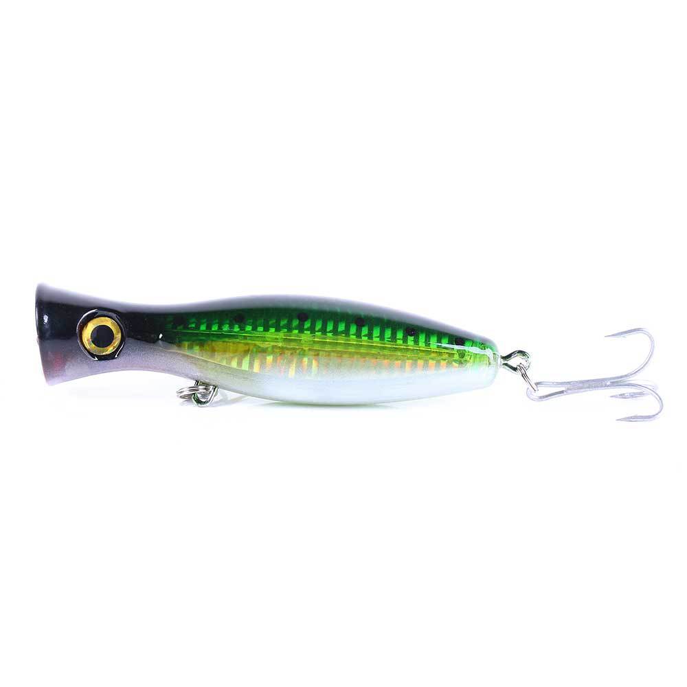 Premium Laser-Effect Fishing Lure with VMC Triple Hooks