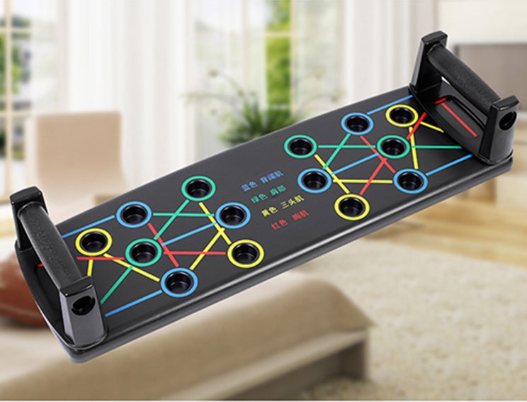 Color-Coded Push-Up Training Board