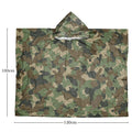 Camouflage Emergency Survival Raincoat