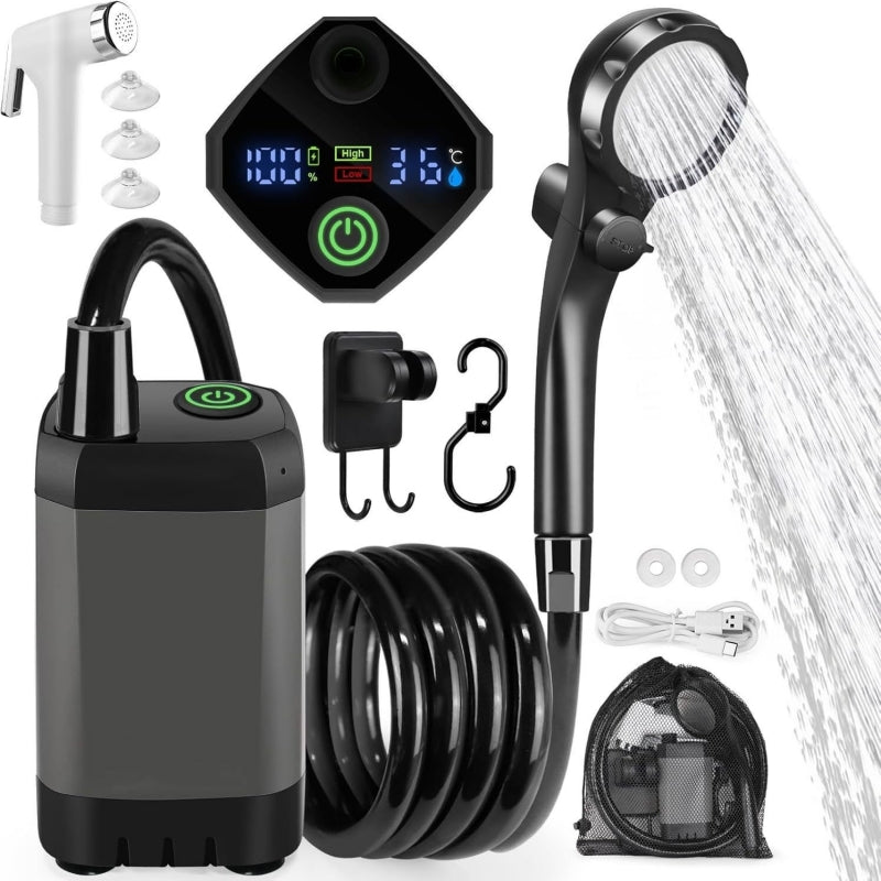 6000mAh Portable Electric Camping Shower