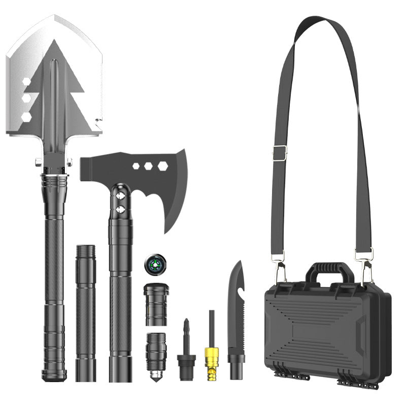Military-Grade Multi-Function Folding Shovel
