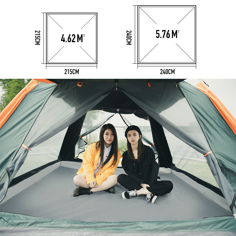 Automatic Pop-Up Beach Tent - Waterproof Multi-Person Camping Shelter