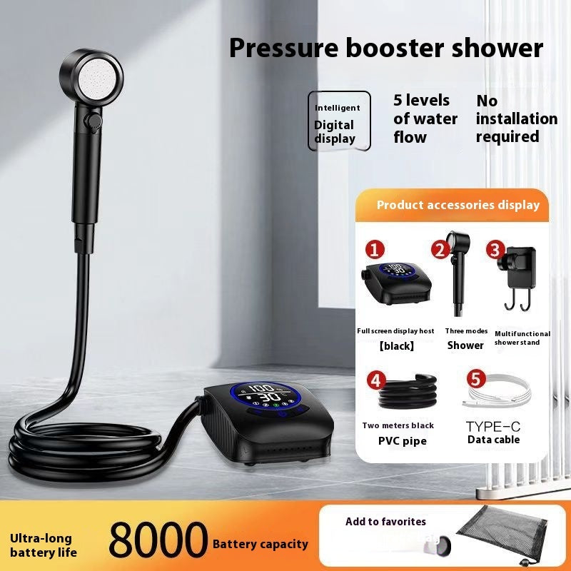 6000mAh Portable Electric Camping Shower
