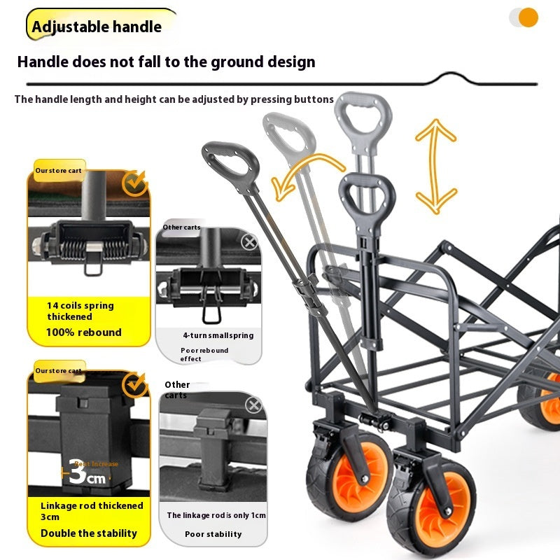 Heavy-Duty Folding Camping Cart