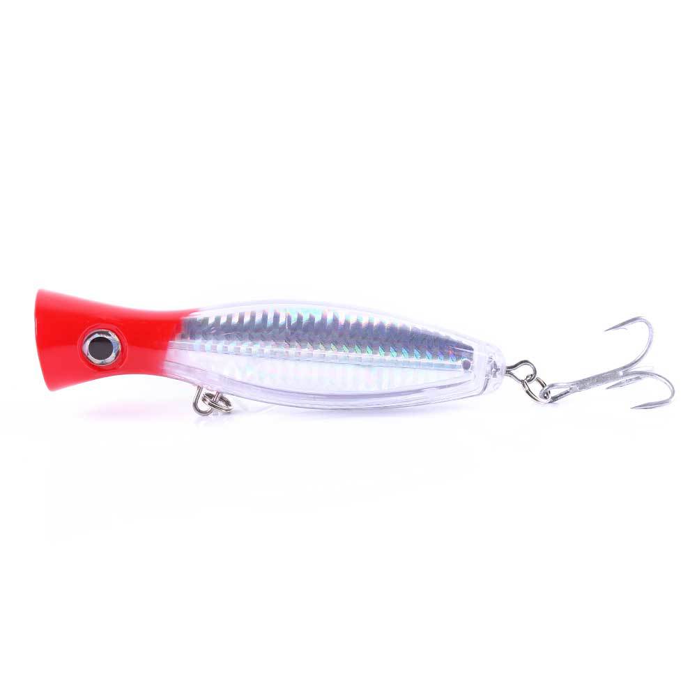 Premium Laser-Effect Fishing Lure with VMC Triple Hooks