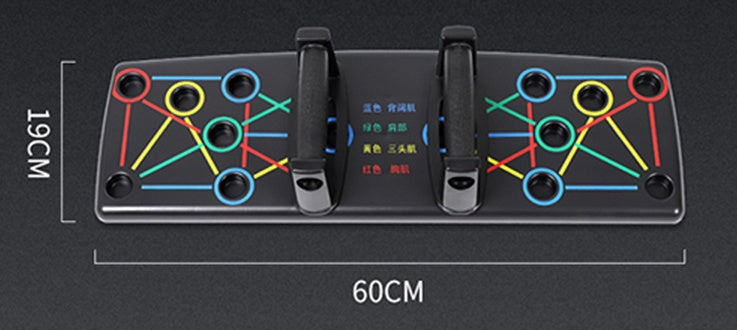 Color-Coded Push-Up Training Board