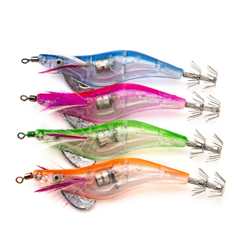 Bionic Shrimp Fishing Lures - Hard Bait Set (4 Colors)