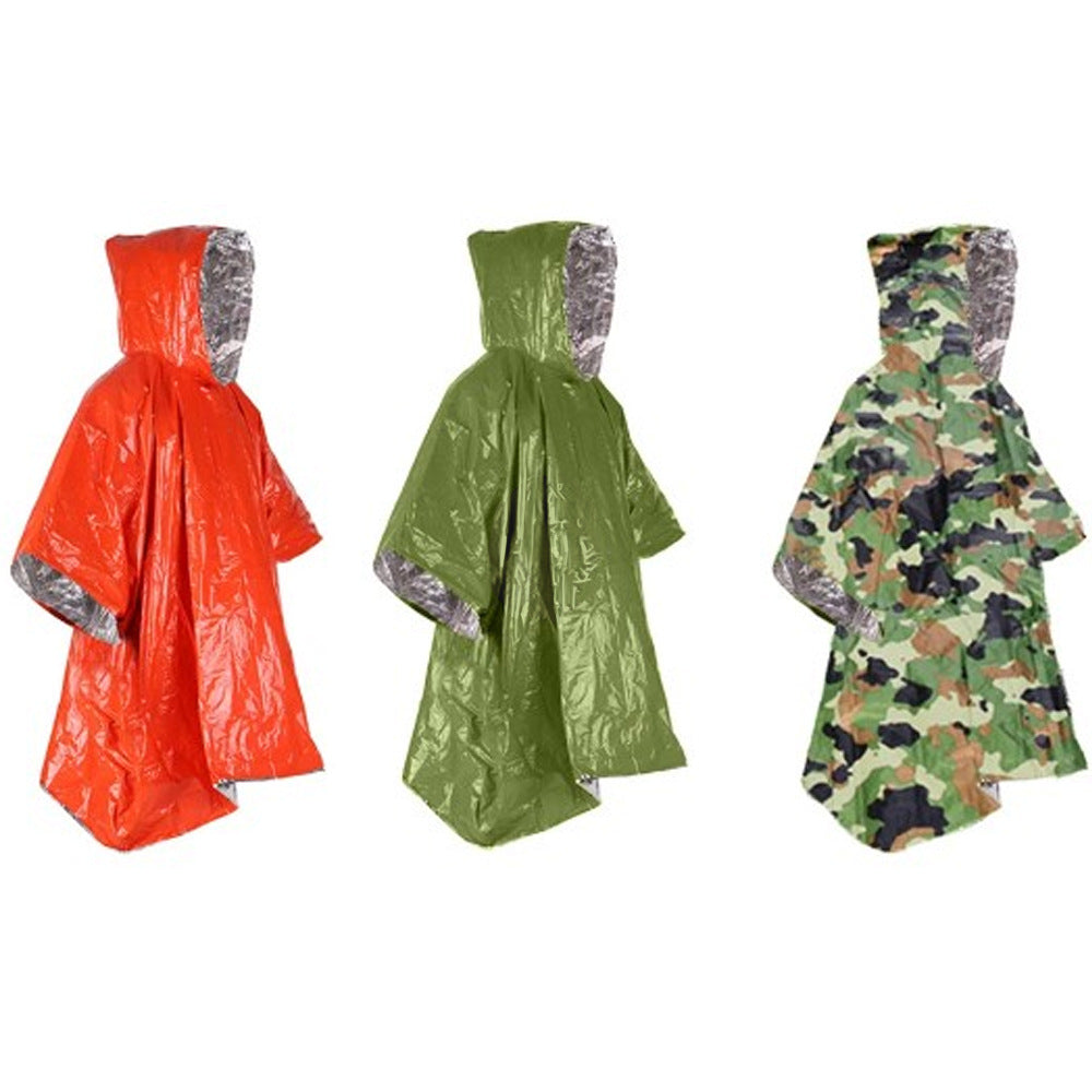 Camouflage Emergency Survival Raincoat