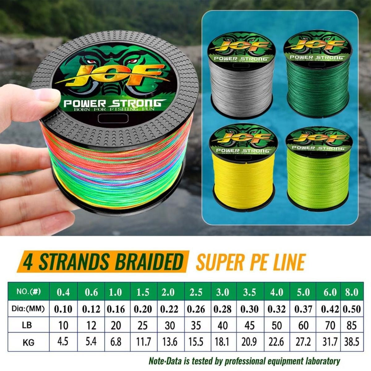 Premium PE Braided Fishing Line