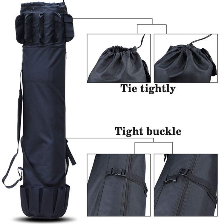 Fishing Rod Storage Bag - Waterproof Cylinder Tackle Organizer