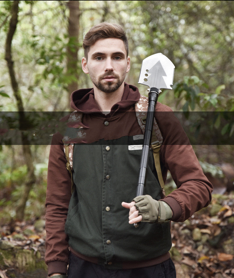 Military-Grade Multi-Function Folding Shovel
