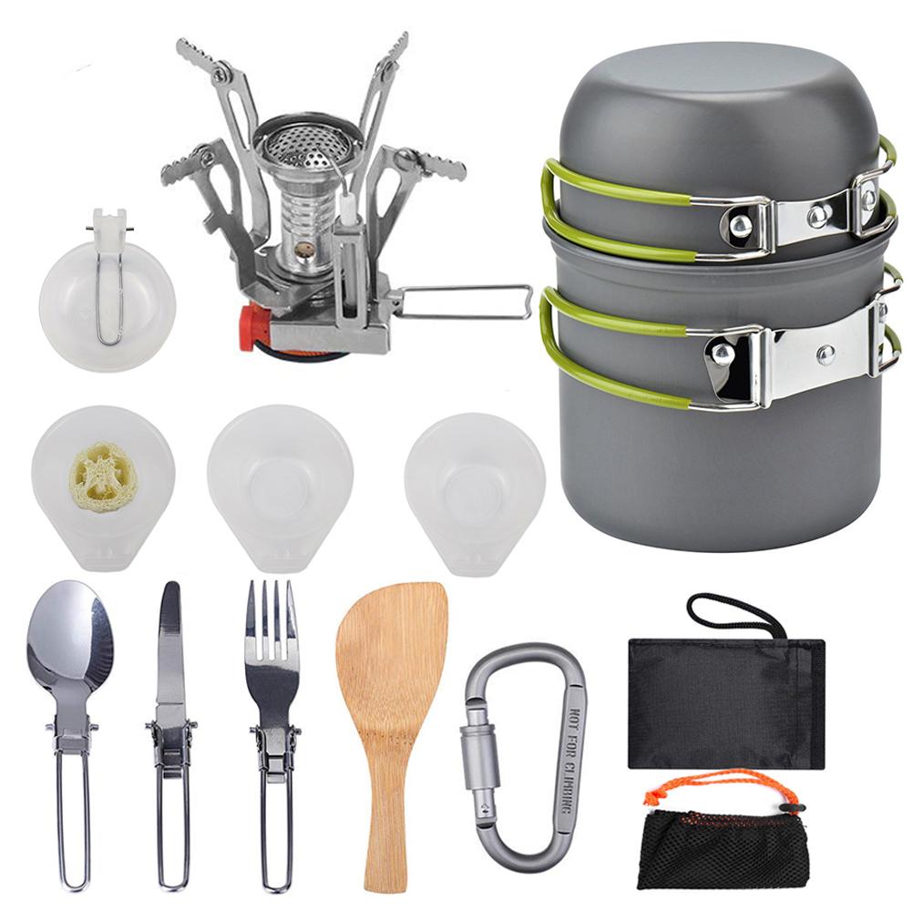 Camping Cookware Kit Outdoor